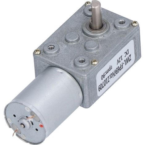 Moteur à engrenages à vis sans fin robuste, durable, résistant à l'usure, grande ténacité, réducteur à basse vitesse ZWL-FP-90rpm (1/5)