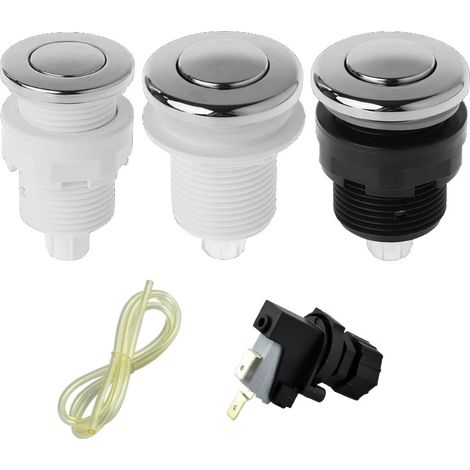 Micro Switch – Air Pressure Actuated – 125 To 250 V Ac – For Air Pump Bath Tub Waste Processor – D32 Mm – 1 Piece (1/5)