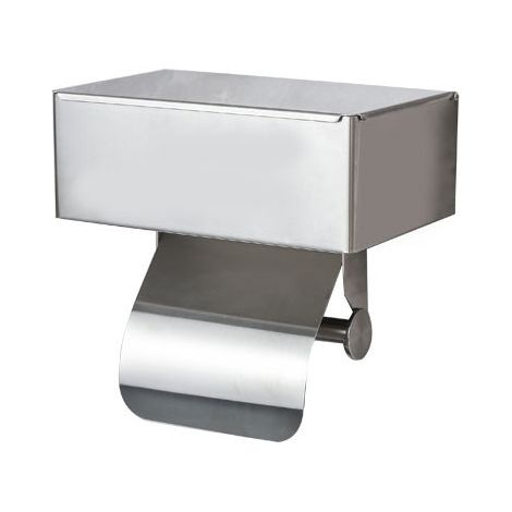 Boîte de lingettes en acier inoxydable, support à papier toilette, rangement pour salle de bain, porte-rouleau, distributeur de mouchoirs