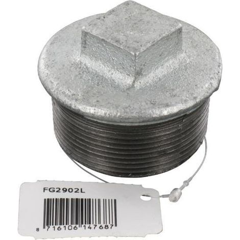 Tap贸n galvanizado macho 2" UNIVERSAL FG2902L