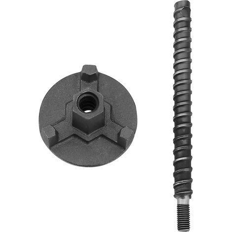 1 Jeu de Tiges Filetées en Béton avec écrou à Oreilles pour Support de Carottage Perceuse à Carotter pour Outils de Carottage Industriels Accessoires de Carottage Robustes