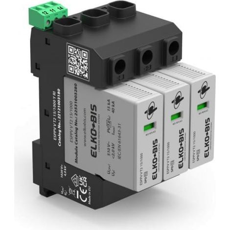 Überspannungsableiter esppv V T2 15/1000 Y 22121003080