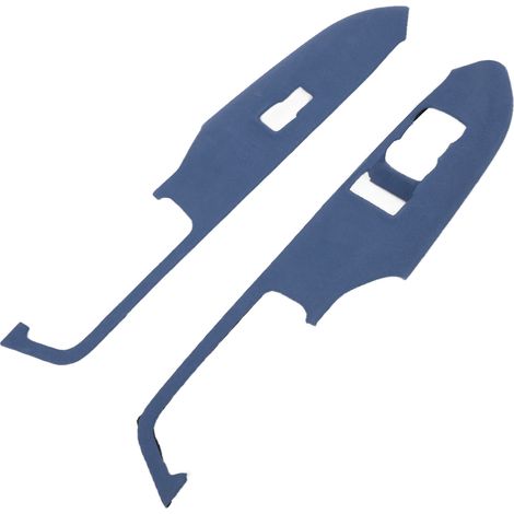 Garniture de panneau de commande de lève-vitre de porte (remplacement brut) pour Ford Mustang 2015-2021 (conduite à gauche) - Bleu (1/5)
