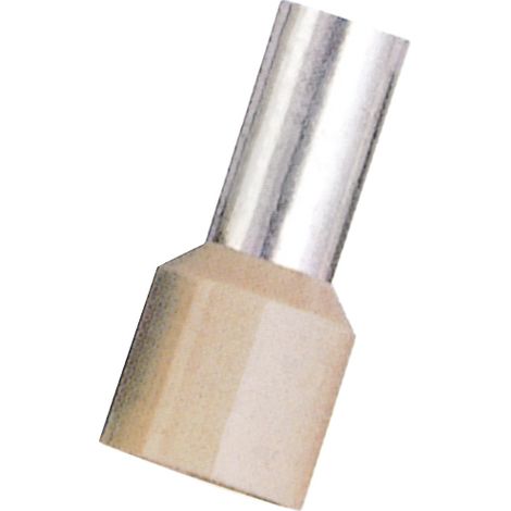 Embout à sertir 35mm², Beige, longueur 18mm