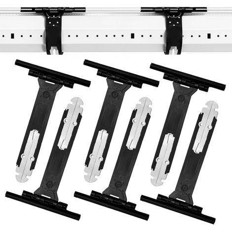 Attache Volet Roulant, 155mm Ressort de Suspension pour Fixation Tablier Volet Roulant Électrique et Manuel, Accroche Souple en Acier Inoxydable et Nylon pour Lame PVC et Aluminium (1/5)