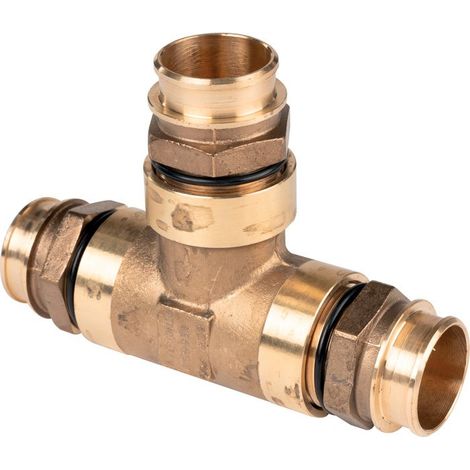 Raccord Té PLT Spécial gaz naturel Clap 20x20x20 DECAYEUX 6202020 (1/2)