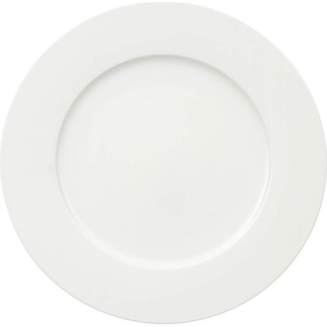 Villeroy & Boch Royal Piatto Elegante Rotondo Gourmet, Lavabile in Lavastoviglie, Porcellana Premium Bone, Bianco, 300 mm (1/4)