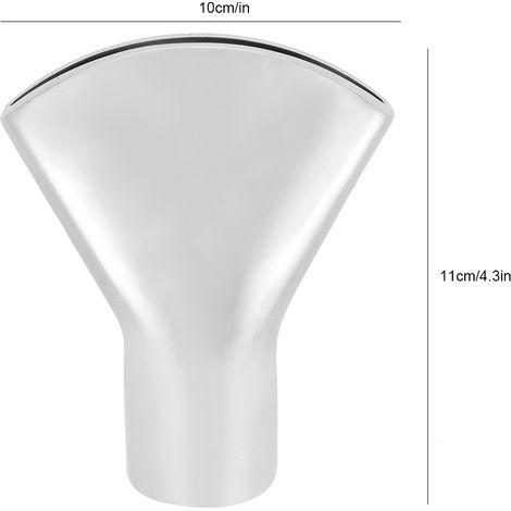 Boquilla pulverizadora G1 de 1 pulgada DN25 para fuentes – chorro en forma de abanico para spa, piscina y jardín – cromo cobre, 11 x 10 cm (1/5)