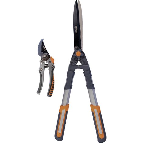 Bricoferr Kit 2 tijeras: setos ondulados y poda bypass (1/2)