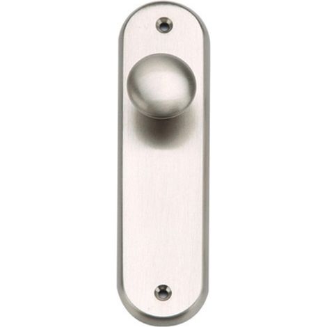 Pomo ovalado aluminio 125x30mm níquel satinado 6032 (1/2)
