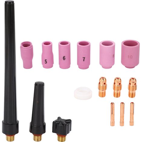 16 Schweißklemmen mit PTFE-Frontkappe für