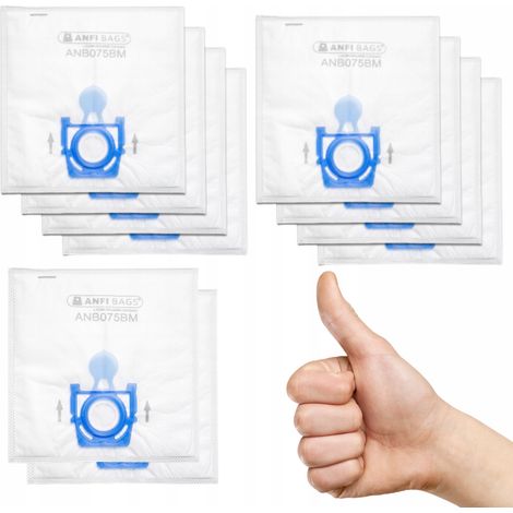 Set di 10 sacchetti per aspirapolvere Bosch Aqua Wash & Clean BBZWD4BAG (1/5)