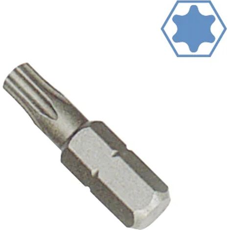 Embout Tournevis hexagonal T20, Acier S2, 1/4 Pouce