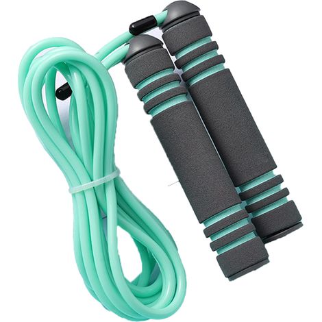 Corde À Sauter - Roulements À Billes Anti-Emmêlement - Poignées En Mousse Mémoire - Pour Fitness Et Cardio - 1 Unité (1/5)