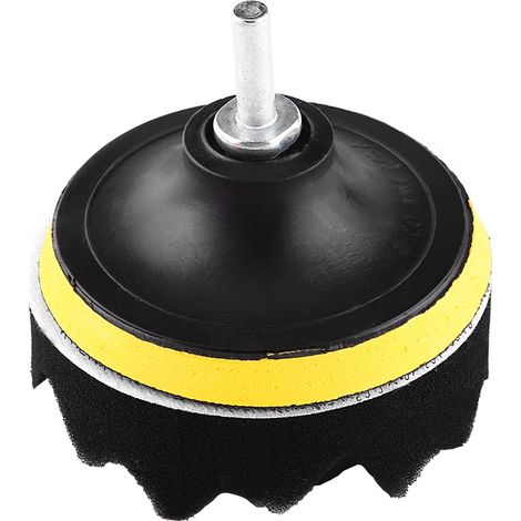 10-teiliges Schwammpolierpad-Set für Autos, inklusive Bohrmaschinenadapter, 7,6 cm (3 Zoll) – Polieren, Schleifen, Wachsen (1/5)