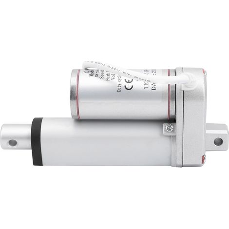 Système de levage par actionneur linéaire électrique, charge de 100 kg, course de 50 mm, vitesse de 12 mm/s, 48 V CC (1/5)