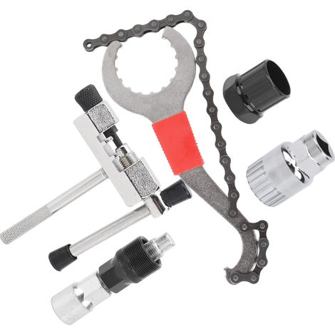 Kit de réparation pédalier vélo complet avec extracteur de manivelle et démonte-chaîne (1/5)