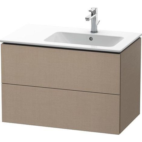 Meuble sous-vasque L-CUBE 820x481mm 2 Sk Be re ta s-matt ES Ah Mi.