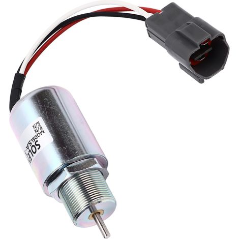 12-V-Kraftstoffabsperrventil SA372512, Ersatz für Mitsubishi S3L, S4L, L2E, L3E, L3P K4ND61KG (1/5)