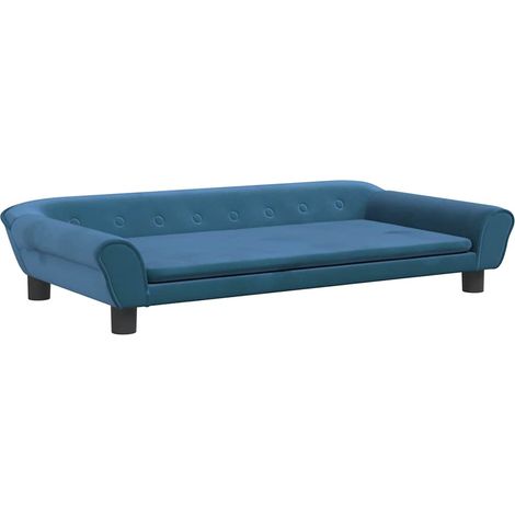 Hundebett Blau 100x50x21 cm Velvet