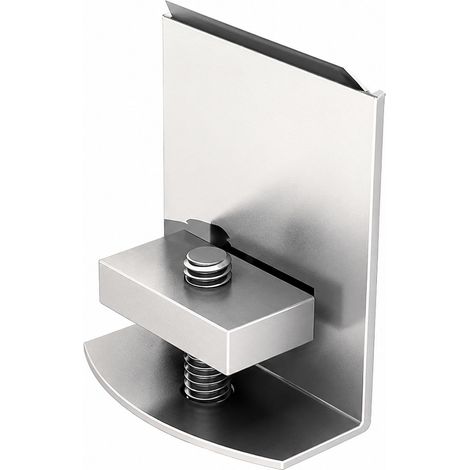 Enjoliveur décoratif MANTION 6265 gris métallique brossé pour porte ou meuble