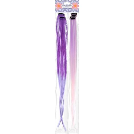 extensiones de cabello morado