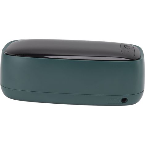 Nettoyeur à ultrasons portable compact de 400 ml pour bijoux, lunettes et montres (100-240 V, prise américaine). (1/5)
