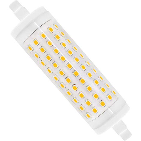 Ampoule R7S LED 118mm15W DimmableBlanc chaud 3000K, Équivalent à Lampe Crayon Halogène J118 R7S 150W-200W, AC 220V, R7S LED Céramique pour Studio/Salon, [Classe énergétique A] (1/5)