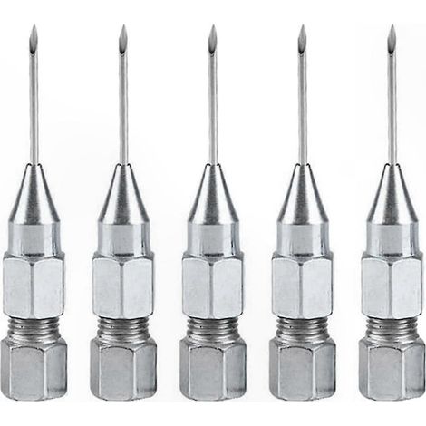 Lot de 5 embouts de graissage à nez fin amovibles pour accessoires de lubrification de roulements étanches (1/5)