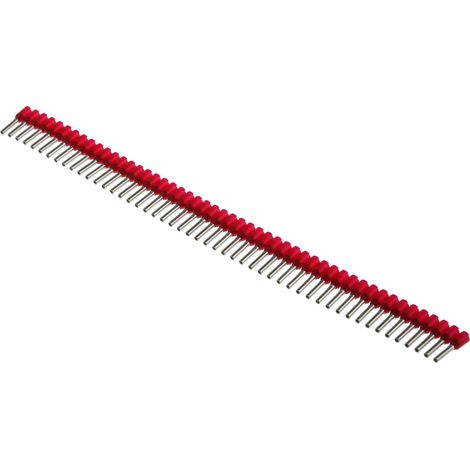 Embout à sertir Weidmuller, 1mm², Rouge, longueur 8mm ( Prix pour Sachet de 500 )