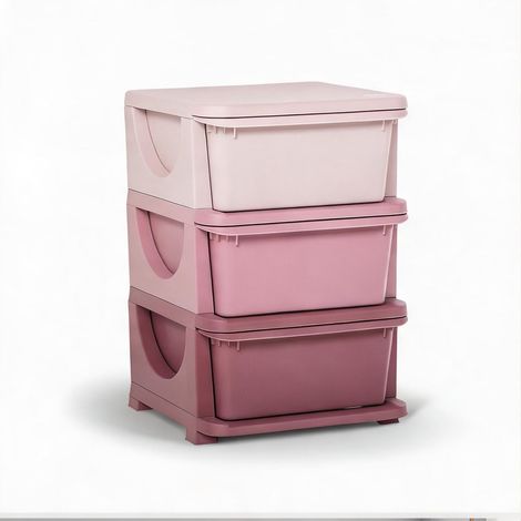 Cajonera enfant 3 tiroirs 37 x 37 x 56,5 cm matière PP en PP (1/5)