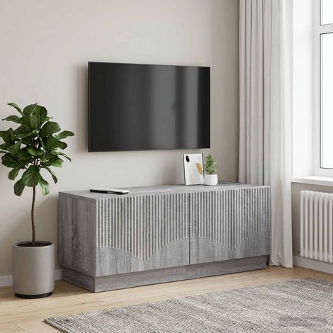 vidaXL Mobile TV Sonoma grigio Legno ingegnerizzato (1/5)