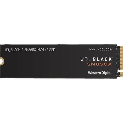 WESTERN DIGITAL Disque dur SN850X - NVME SSD - 2TB interne - Format M2 - Noir (1/4)