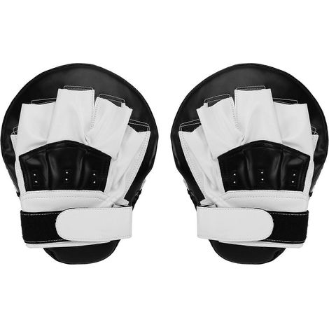 Gants de boxe en cuir pour frappe, coussins d'entraînement à la cible, pads de main pour karaté et MMA (1/5)