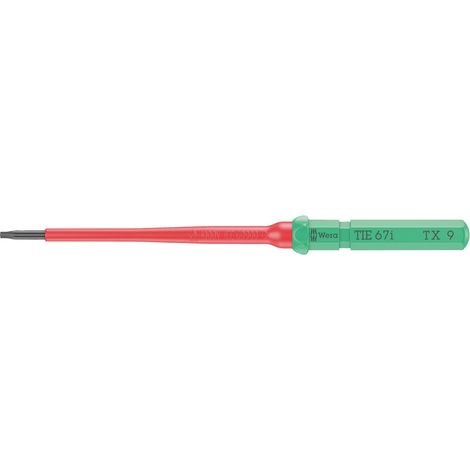 Wera Kraftform Kompakt VDE 67 i TX 9 x 157 mm TIE pour électricien TORX Lame interchangeable (1/5)