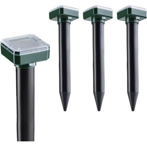 Lot de 4 répulsifs solaires contre les taupes - Piège à campagnols - Répulsif anti-taupes - Répulsif anti-campagnols pour l'extérieur - Répulsif anti-insectes pour l'extérieur - Répulsif anti-taupes (1/5)