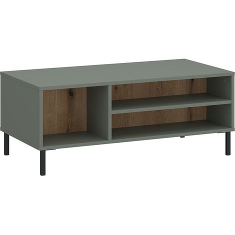 Couchtisch in grau-grün mit Eiche PARMA-129 (1/5)