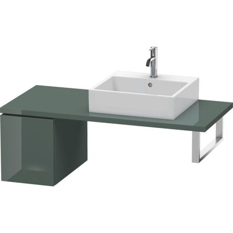 Meuble sous-console L-CUBE 400x320x547mm dolo gr (1/5)