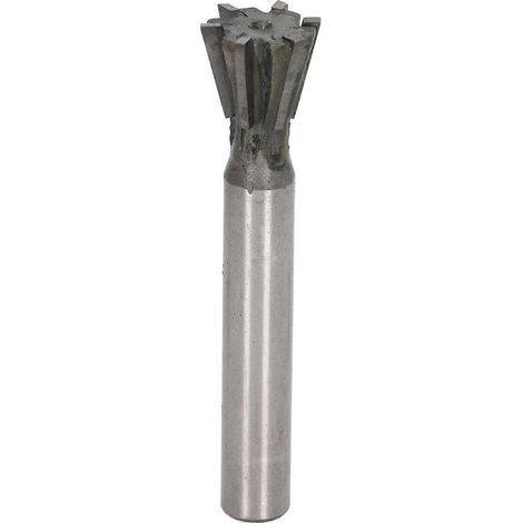 Schwalbenschwanzfräser mit geradem Schaft, 6 Schneiden, aus Aluminiumlegierung
