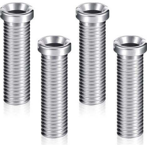 Lot de 4 vis pour panier, vis pour bouchon d'évier en acier inoxydable 45 mm, accessoires de fixation, vis pour boulon d'évier, vis pour bouchon de crépine d'évier (1/5)