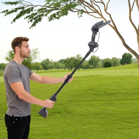 2-in-1 Pole Saw and Cordless Pole Saw for Tree Trimming, Adjustable Length Battery Pole Saw, 21V Power Pole Saw, Battery Pole Saws for Tree Trimming, Charger Included (1/5)