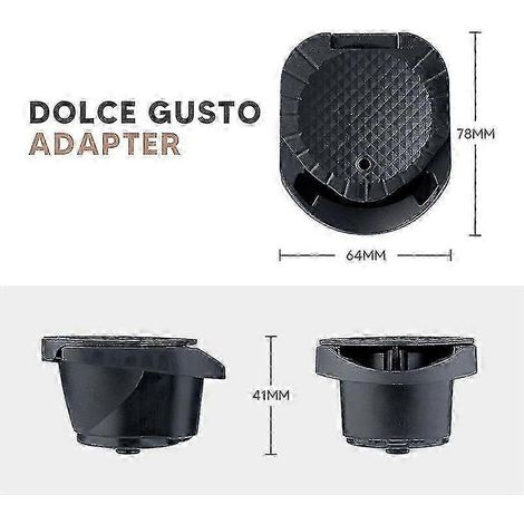 Adaptateur pour capsules Nespresso Dolce Gusto Crema pour machine à café Dolce Gusto (1/5)