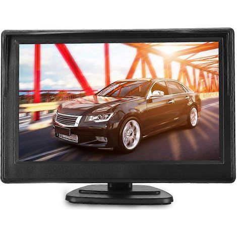 5-Zoll-TFT-Monitor, hochauflösendes PAL/NTSC-Rückfahrdisplay, Fahrzeugsicherheitssystem (1/5)