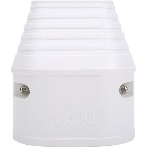 Tube De Protection Pour Raccord Climatisation Pvc - Conduit Ventilation Extérieur - Résistant Uv Et Insectes - Diamètre 80mm (1/5)