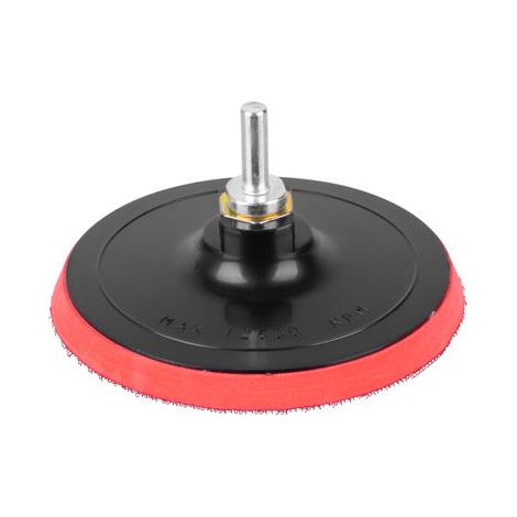 Träger Strend Pro HK-910S 125 mm, M14, Schleifpapier, mit Schaft 8 mm, Klettverschluss