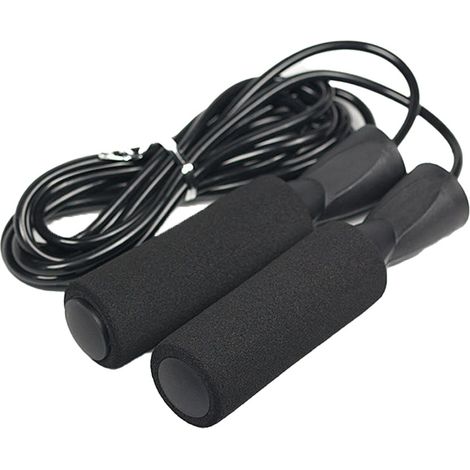 Corde À Sauter Réglable - Poignées En Mousse Eva - Pour Fitness Et Cardio - 1 Pièce
