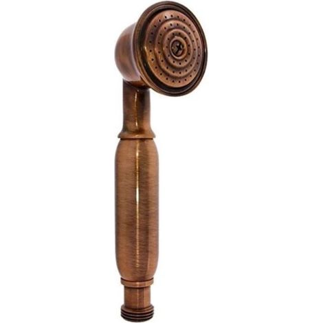 Schläfer 81132110 Soffione Doccia Anticalcare, Doccino per Doccia Universale Stile Retrò, Cornetta Doccia, Telefono per Doccia , Finitura Rame Antico (1/5)