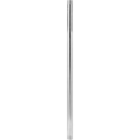 DEESSE SHOP-Raccords d'adaptateur de mamelon de tuyau de filetage mle en acier inoxydable accessoire de système de plomberie 50cmG1/2 tige d'extension de filetage mle 50cm (1/5)