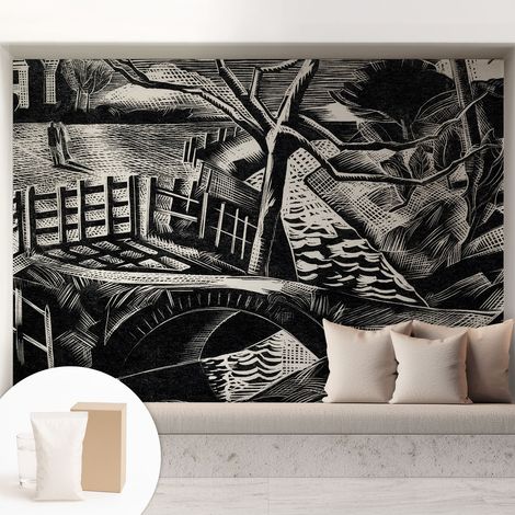 Carta Da Parati - Murale Alla Moda Decorazione - Camera Da Letto - Con Colla Gratuita Paesaggio architettonico 208x146 cm (1/5)