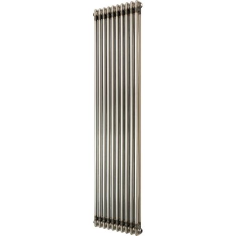 Traditional 2 Column Radiator - 1800 x 470mm - Raw Metal